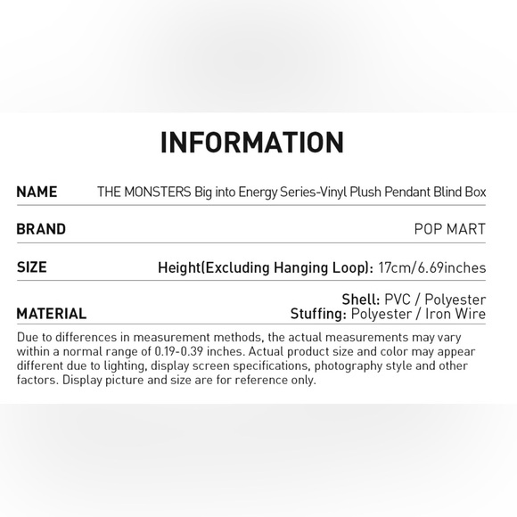 🟥POP MART: LABUBU “Big In To Energy” BLIND BOX🟥 {THE MONSTERS} 🆕SEALED BOX🆕NWT - Picture 13 of 16